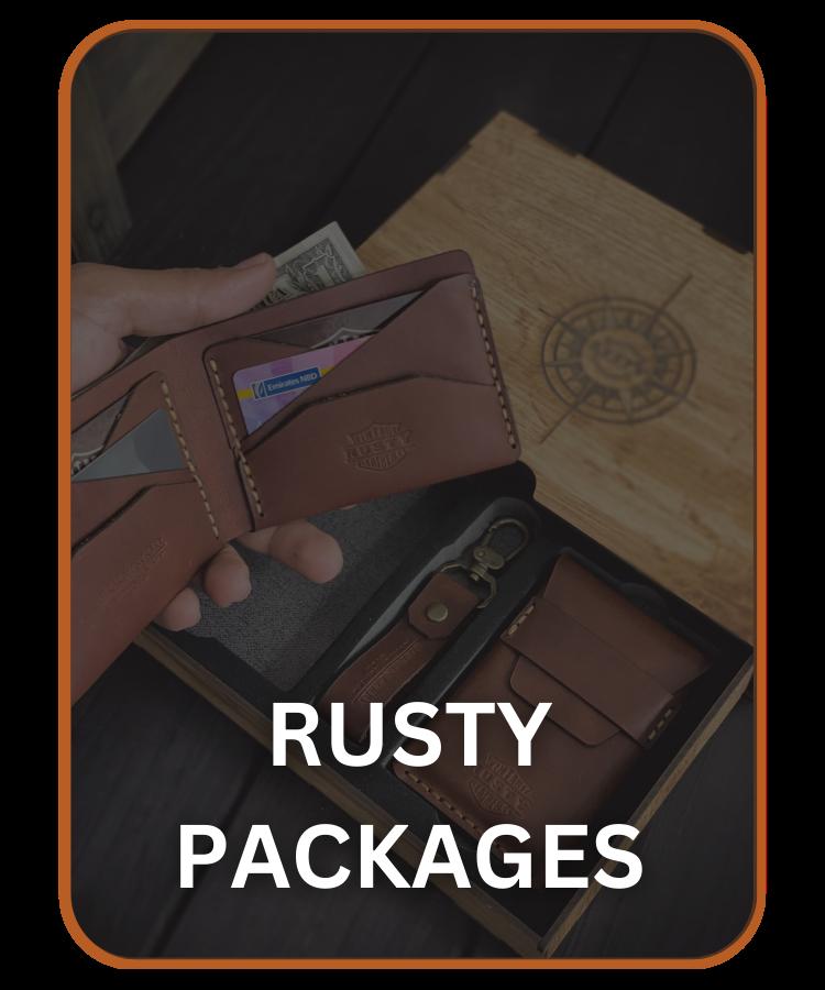 Rusty packages – Rusty leather c
