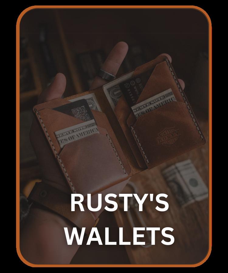 Rusted Wallet Rusty's Wallets – Rusty leather c