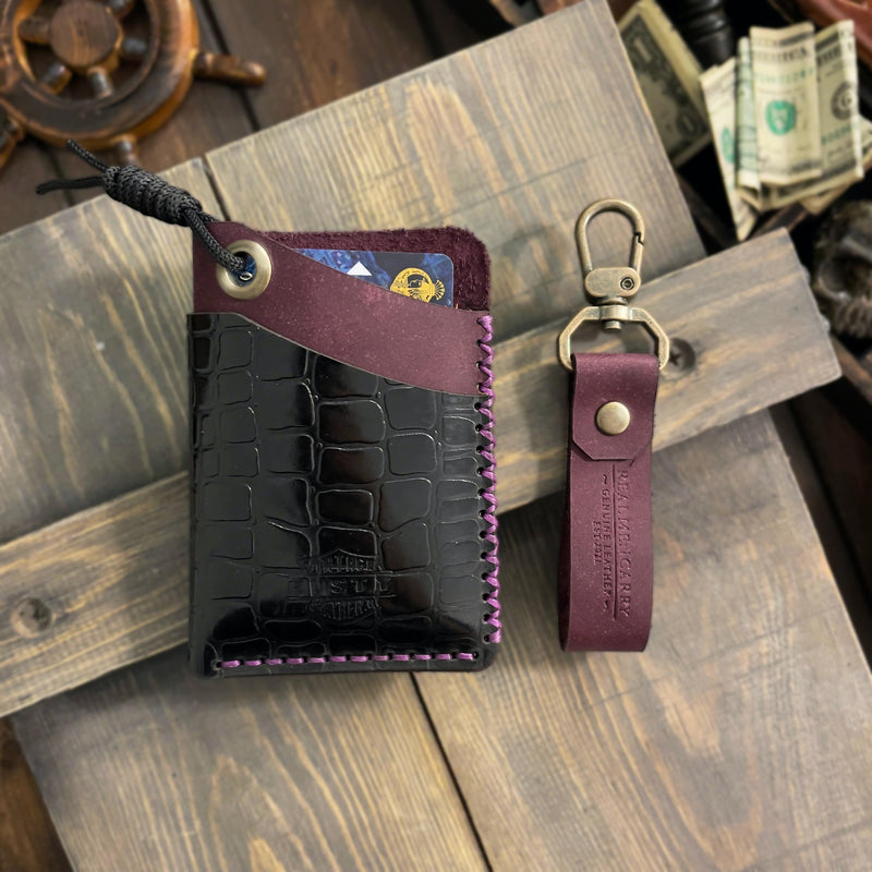 Elite - card holder “cow pull-up leather”