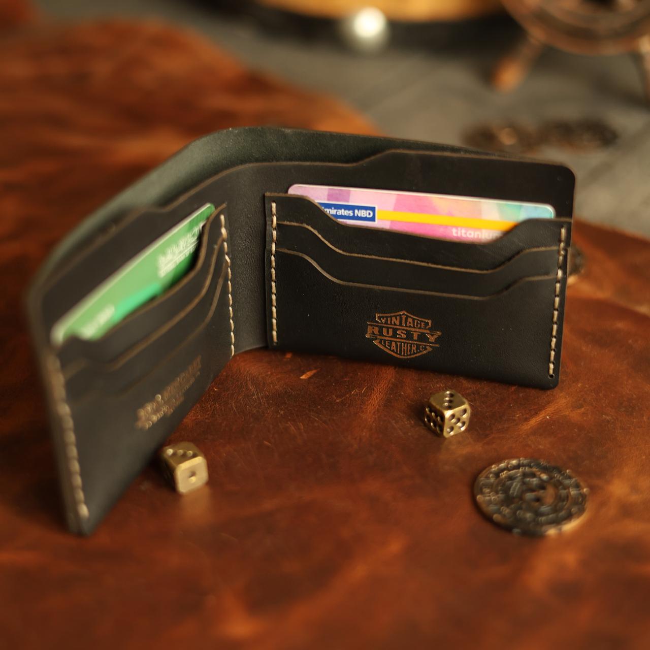 Nubak buck wallet “cow leather” – Rusty leather c