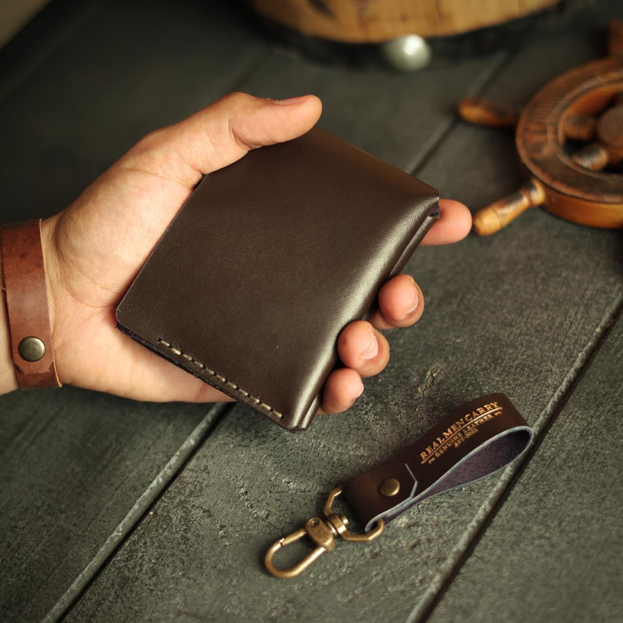 Nubak buck wallet “cow leather” – Rusty leather c