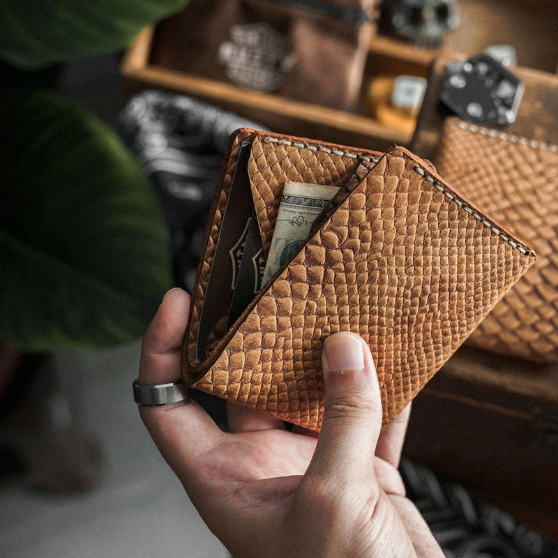 ~Legendary~ Enfold wallet - “High Grain Pull up leather”