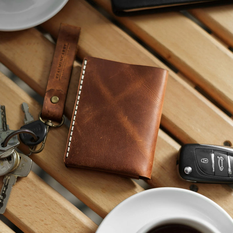 Insider wallet -“Cow Pull up leather”