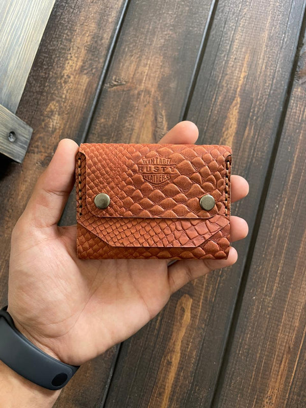 ~Legndray~ Retro wallet - “Cow-Pull up leather”