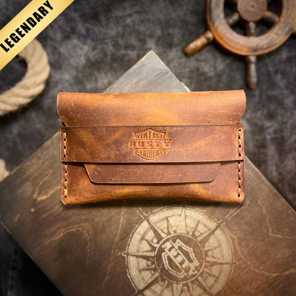 Little Finn - card wallet “ Crazy horse leather “