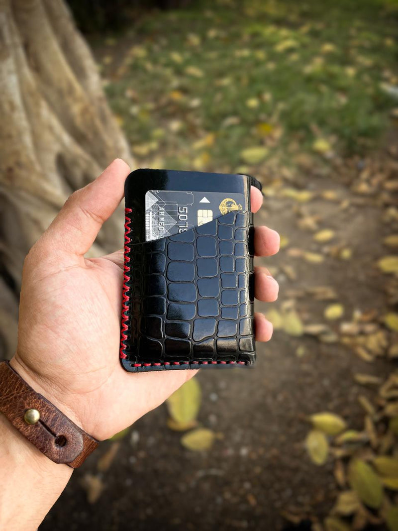 Elite - card holder “cow pull-up leather”