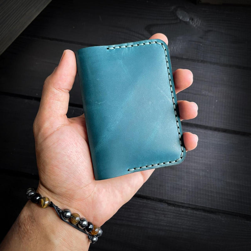 Diamond wallet - Cow pull-up leather