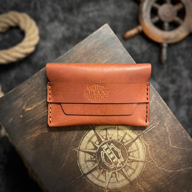 Little Finn - card wallet “ Crazy horse leather “