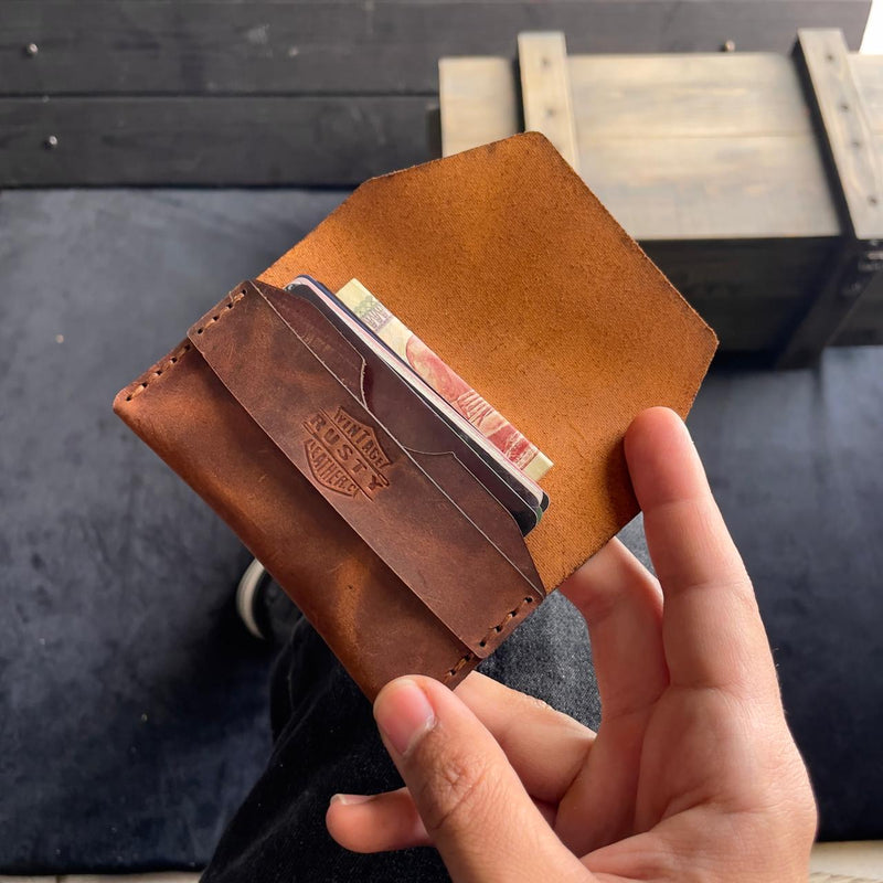 Little Finn - card wallet “ Crazy horse leather “