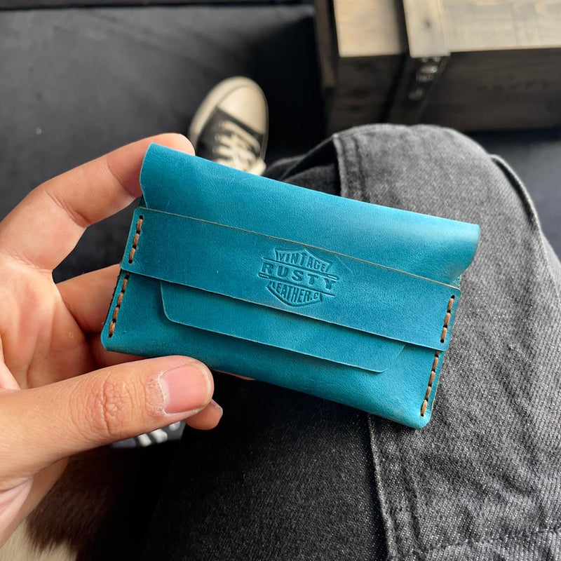 Little Finn - card wallet “ Crazy horse leather “