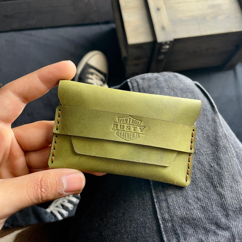 Little Finn - card wallet “ Crazy horse leather “