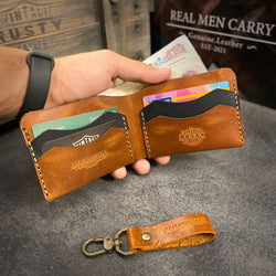 Claw wallet - “Cow pull-up leather”