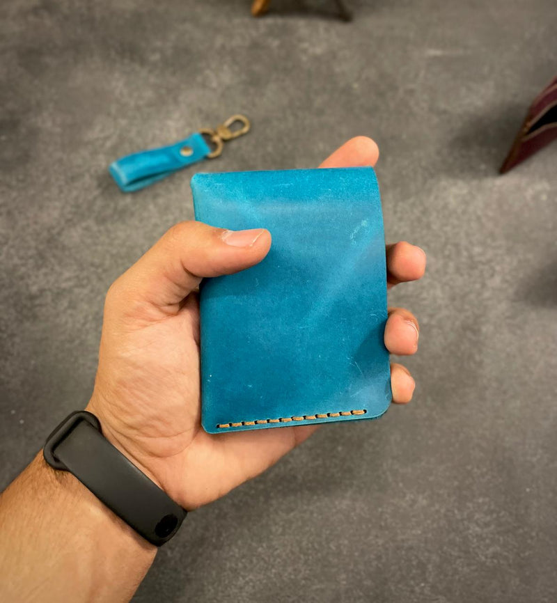 Claw wallet - “Cow pull-up leather”