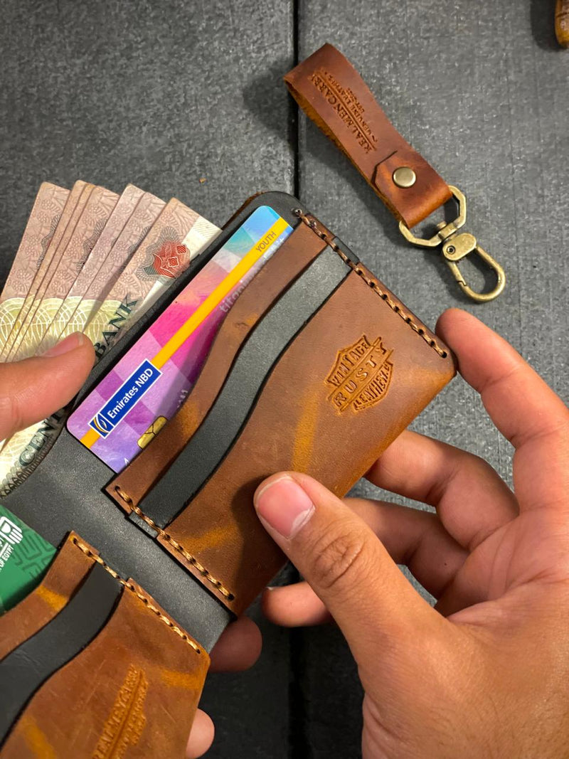 Elite-wallet - “cow pullup leather” + free medal