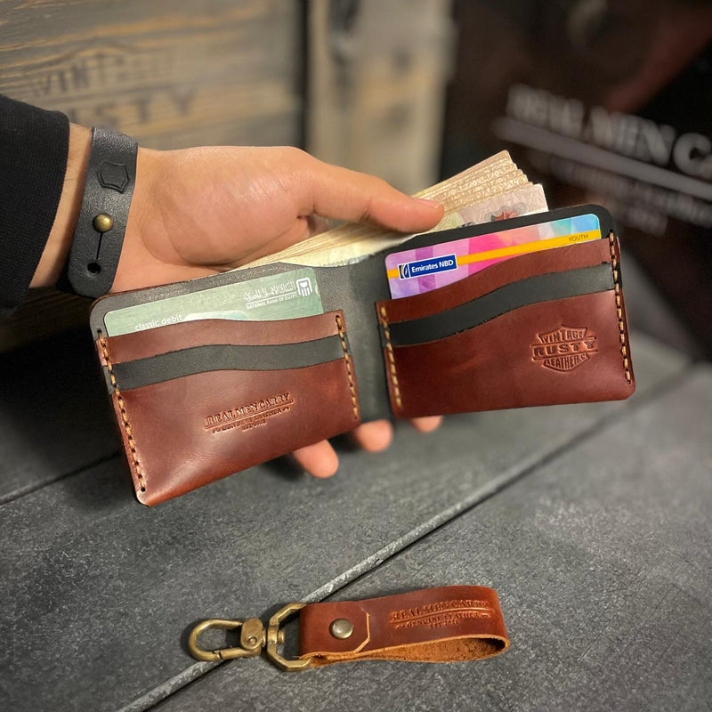 Elite-wallet - “cow pullup leather” + free medal