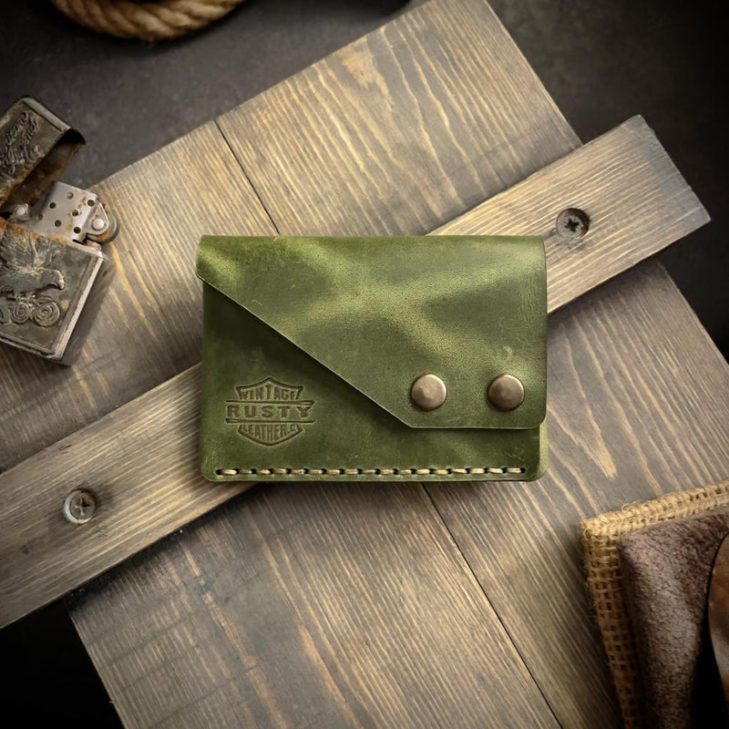 Timber wallet - “Cow-Pull up leather”