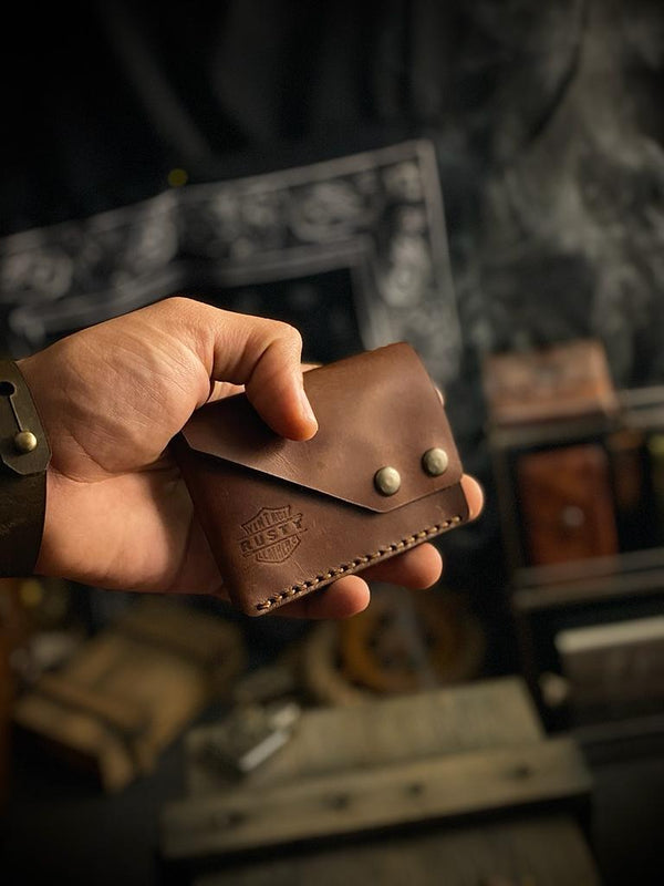 Timber wallet - “Cow-Pull up leather”