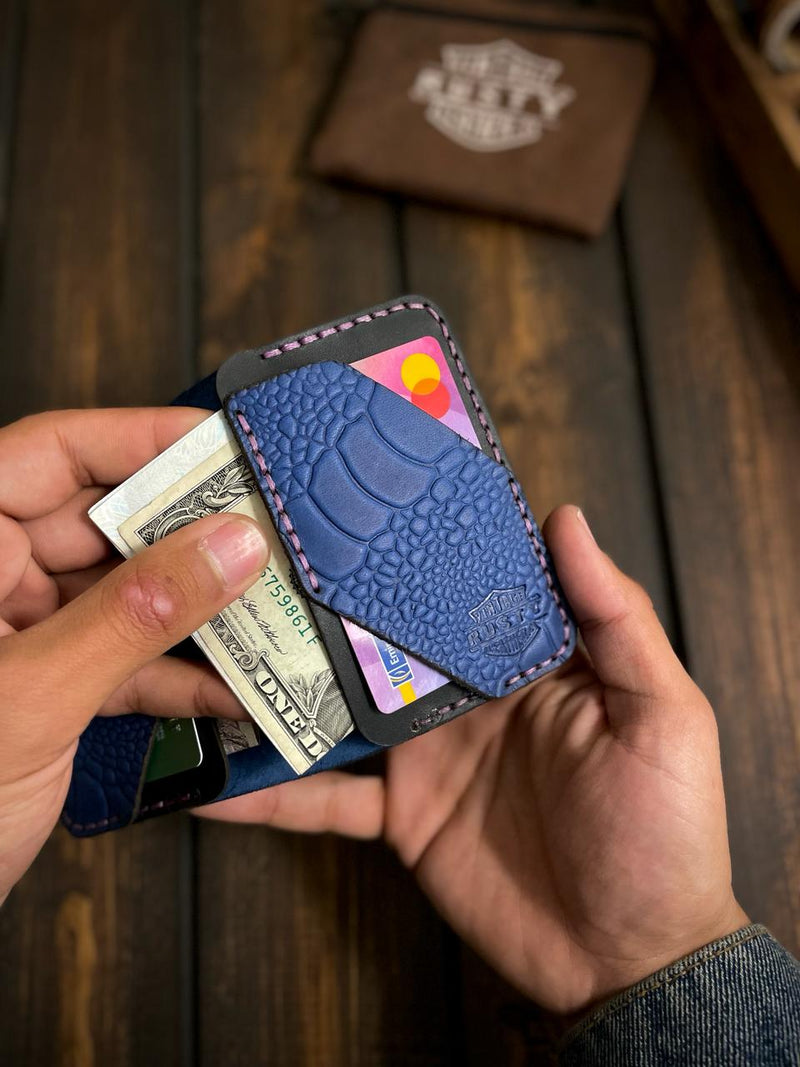 ~Legendary~ Diamond wallet ✨ - printed Cow pull-up leather