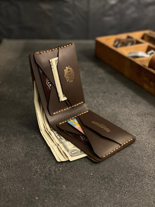 Enfold wallet - Nubuck leather +free medal