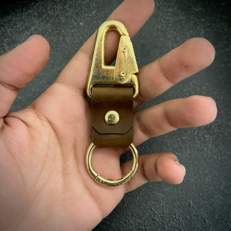 Unique medal - cow pullup leather