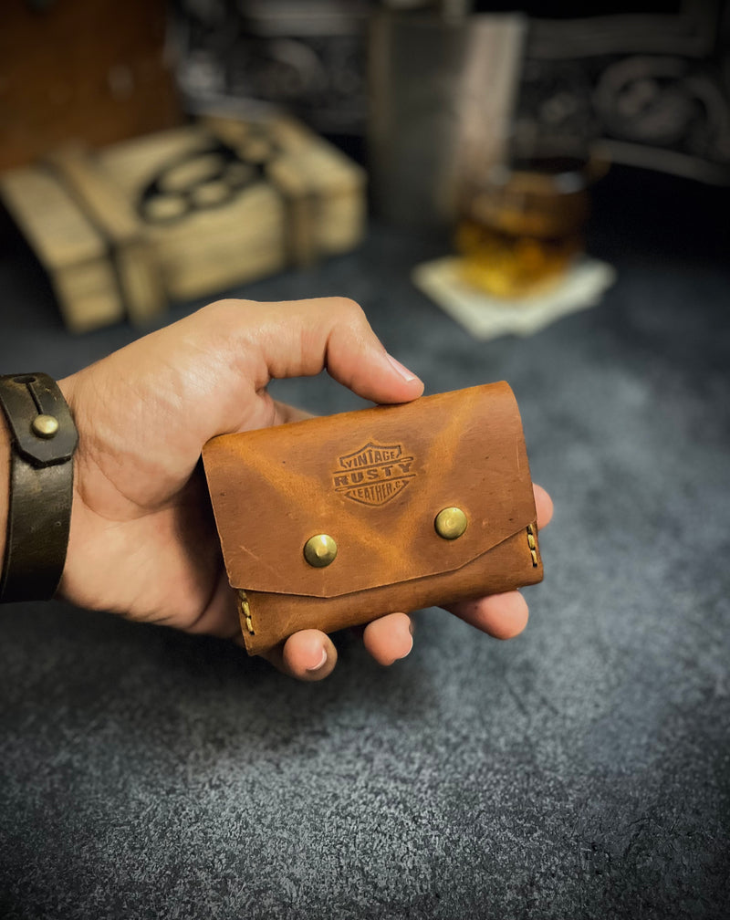 Mad wallet - Cow Pull up leather